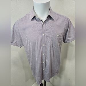 Ted Baker London men's button-down short-sleeve large